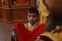 57-В день памяти святых Царственных мучеников архиепископ Амфилохий совершил Божественную Литургию в Андреевском кафедральном соборе