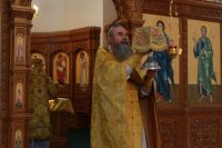 60-В день памяти святых Царственных мучеников архиепископ Амфилохий совершил Божественную Литургию в Андреевском кафедральном соборе
