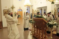 12-Епископ Амфилохий возглавил праздничные богослужения в канун Крещения Господня
