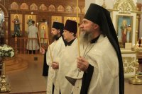 13-Епископ Амфилохий возглавил праздничные богослужения в канун Крещения Господня