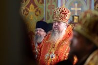 12-Епископ Амфилохий принял участие в торжествах в честь мученицы Агафии Панормской в Алма-Ате