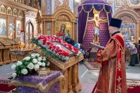 19-Епископ Амфилохий принял участие в торжествах в честь мученицы Агафии Панормской в Алма-Ате