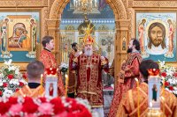 32-Епископ Амфилохий принял участие в торжествах в честь мученицы Агафии Панормской в Алма-Ате
