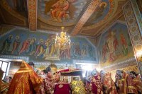 34-Епископ Амфилохий принял участие в торжествах в честь мученицы Агафии Панормской в Алма-Ате