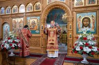 40-Епископ Амфилохий принял участие в торжествах в честь мученицы Агафии Панормской в Алма-Ате