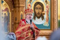 41-Епископ Амфилохий принял участие в торжествах в честь мученицы Агафии Панормской в Алма-Ате