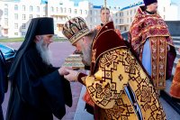 1-В день памяти собора новомучеников и исповедников Казахстанских архиепископ Усть-Каменогорский и Семипалатинский Амфилохий сослужил Главе Православной Церкви Казахстана за Божественной литургией в Успенском кафедральном соборе Астаны.