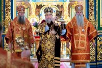3-В день памяти собора новомучеников и исповедников Казахстанских архиепископ Усть-Каменогорский и Семипалатинский Амфилохий сослужил Главе Православной Церкви Казахстана за Божественной литургией в Успенском кафедральном соборе Астаны.