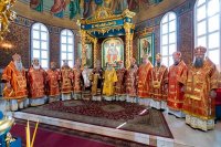6-В день памяти собора новомучеников и исповедников Казахстанских архиепископ Усть-Каменогорский и Семипалатинский Амфилохий сослужил Главе Православной Церкви Казахстана за Божественной литургией в Успенском кафедральном соборе Астаны.