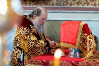 7-В день памяти собора новомучеников и исповедников Казахстанских архиепископ Усть-Каменогорский и Семипалатинский Амфилохий сослужил Главе Православной Церкви Казахстана за Божественной литургией в Успенском кафедральном соборе Астаны.