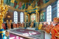 10-В день памяти собора новомучеников и исповедников Казахстанских архиепископ Усть-Каменогорский и Семипалатинский Амфилохий сослужил Главе Православной Церкви Казахстана за Божественной литургией в Успенском кафедральном соборе Астаны.