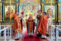 16-В день памяти собора новомучеников и исповедников Казахстанских архиепископ Усть-Каменогорский и Семипалатинский Амфилохий сослужил Главе Православной Церкви Казахстана за Божественной литургией в Успенском кафедральном соборе Астаны.