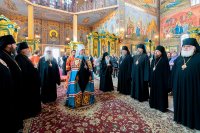 18-В день памяти собора новомучеников и исповедников Казахстанских архиепископ Усть-Каменогорский и Семипалатинский Амфилохий сослужил Главе Православной Церкви Казахстана за Божественной литургией в Успенском кафедральном соборе Астаны.