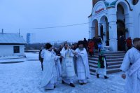 54-Православные христиане Восточного Казахстана молитвенно встретили праздник Богоявления Господня