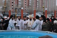 57-Православные христиане Восточного Казахстана молитвенно встретили праздник Богоявления Господня