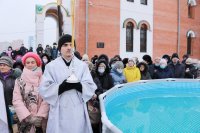 64-Православные христиане Восточного Казахстана молитвенно встретили праздник Богоявления Господня