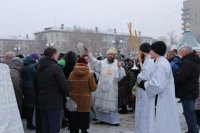 77-Православные христиане Восточного Казахстана молитвенно встретили праздник Богоявления Господня