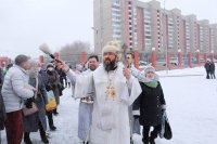 79-Православные христиане Восточного Казахстана молитвенно встретили праздник Богоявления Господня