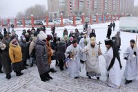 80-Православные христиане Восточного Казахстана молитвенно встретили праздник Богоявления Господня
