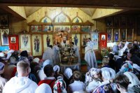 40-Праздник Преображения Господа Бога и Спаса нашего Иисуса Христа.  Архипастырский визит к православным христианам города Шемонаихи.