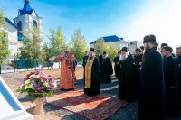 4-Участники празднования дня памяти Казахстанских святых совершили молитву на месте подвигов новомучениц Акмолинских