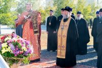 5-Участники празднования дня памяти Казахстанских святых совершили молитву на месте подвигов новомучениц Акмолинских