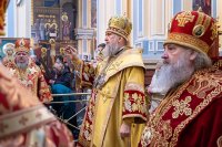6-В неделю о блудном сыне Глава и архипастыри Казахстанского Митрополичьего округа совершили Литургию в Вознесенском кафедральном соборе Алма-Аты