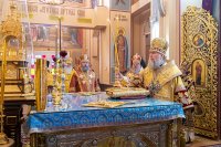 15-В неделю о блудном сыне Глава и архипастыри Казахстанского Митрополичьего округа совершили Литургию в Вознесенском кафедральном соборе Алма-Аты