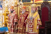 20-В неделю о блудном сыне Глава и архипастыри Казахстанского Митрополичьего округа совершили Литургию в Вознесенском кафедральном соборе Алма-Аты