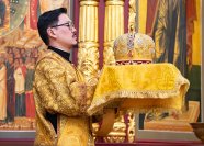 27-В неделю о блудном сыне Глава и архипастыри Казахстанского Митрополичьего округа совершили Литургию в Вознесенском кафедральном соборе Алма-Аты