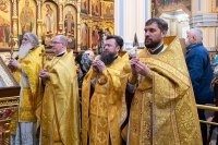29-В неделю о блудном сыне Глава и архипастыри Казахстанского Митрополичьего округа совершили Литургию в Вознесенском кафедральном соборе Алма-Аты