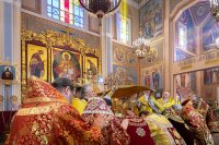 32-В неделю о блудном сыне Глава и архипастыри Казахстанского Митрополичьего округа совершили Литургию в Вознесенском кафедральном соборе Алма-Аты