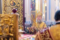 33-В неделю о блудном сыне Глава и архипастыри Казахстанского Митрополичьего округа совершили Литургию в Вознесенском кафедральном соборе Алма-Аты