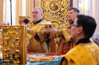 34-В неделю о блудном сыне Глава и архипастыри Казахстанского Митрополичьего округа совершили Литургию в Вознесенском кафедральном соборе Алма-Аты