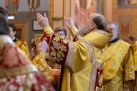 35-В неделю о блудном сыне Глава и архипастыри Казахстанского Митрополичьего округа совершили Литургию в Вознесенском кафедральном соборе Алма-Аты