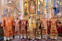 42-В неделю о блудном сыне Глава и архипастыри Казахстанского Митрополичьего округа совершили Литургию в Вознесенском кафедральном соборе Алма-Аты