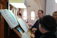 28-В Великую Среду епископ Амфилохий совершил последнюю в этом году Литургию Преждеосвященных Даров