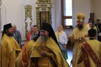 4-В праздник Всех Святых Управляющий Усть-Каменогорской и Семипалатинской епархией совершил Литургию в Андреевском кафедральном соборе г. Усть-Каменогорска