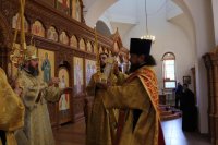 23-В праздник Всех Святых Управляющий Усть-Каменогорской и Семипалатинской епархией совершил Литургию в Андреевском кафедральном соборе г. Усть-Каменогорска