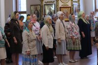 44-В праздник Всех Святых Управляющий Усть-Каменогорской и Семипалатинской епархией совершил Литургию в Андреевском кафедральном соборе г. Усть-Каменогорска