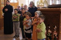 56-В праздник Всех Святых Управляющий Усть-Каменогорской и Семипалатинской епархией совершил Литургию в Андреевском кафедральном соборе г. Усть-Каменогорска