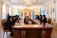 1-Управляющий Усть-Каменогорской и Семипалатинской епархией принял участие в заседании Синода Православной Церкви Казахстана в Астане