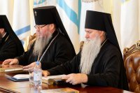 14-Управляющий Усть-Каменогорской и Семипалатинской епархией принял участие в заседании Синода Православной Церкви Казахстана в Астане