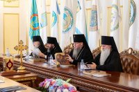 16-Управляющий Усть-Каменогорской и Семипалатинской епархией принял участие в заседании Синода Православной Церкви Казахстана в Астане