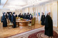 1-Архиепископ Усть-Каменогорский и Семипалатинский Амфилохий принял участие в заседании Синода Православной Церкви Казахстана в Алматы