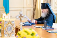 5-Архиепископ Усть-Каменогорский и Семипалатинский Амфилохий принял участие в заседании Синода Православной Церкви Казахстана в Алматы