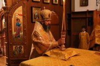 13-В Неделю 10-ю по Пятидесятнице архиепископ Амфилохий возглавил служение Божественной Литургии в главном храме Восточного Казахстана