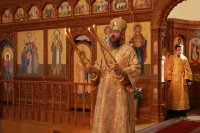 28-В Неделю 10-ю по Пятидесятнице архиепископ Амфилохий возглавил служение Божественной Литургии в главном храме Восточного Казахстана