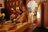 29-В Неделю 10-ю по Пятидесятнице архиепископ Амфилохий возглавил служение Божественной Литургии в главном храме Восточного Казахстана