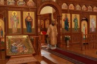 30-В Неделю 10-ю по Пятидесятнице архиепископ Амфилохий возглавил служение Божественной Литургии в главном храме Восточного Казахстана